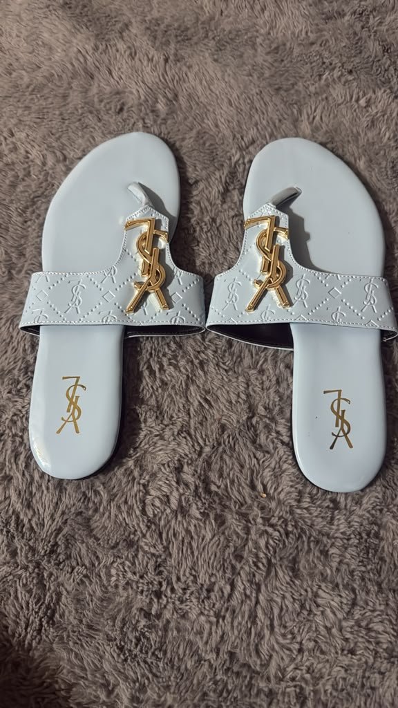 Cross-Strap Thong Sandal